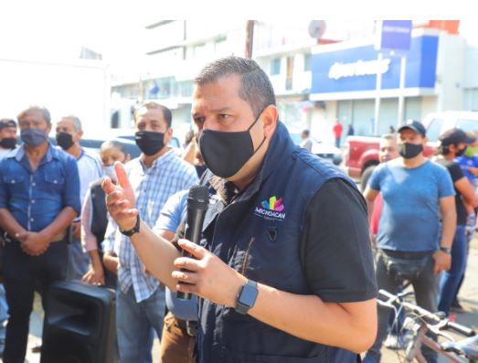 Distribuye Sedesoh 2 mil cubrebocas en el Mercado Independencia para prevenir contagios de COVID-19