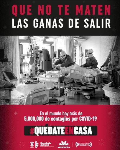 “Que No te Maten las Ganas de Salir”, Nuevo Llamado de Gobierno del Estado a Quedarse en Casa