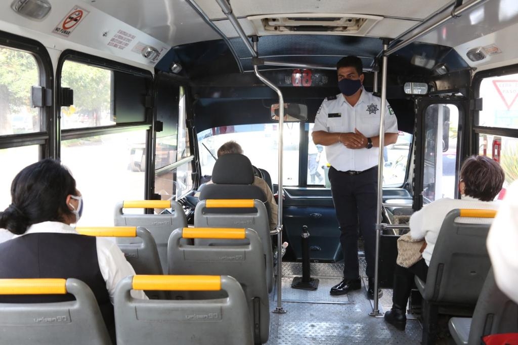 Intensifica SSP trabajos para el uso de cubrebocas en transporte público