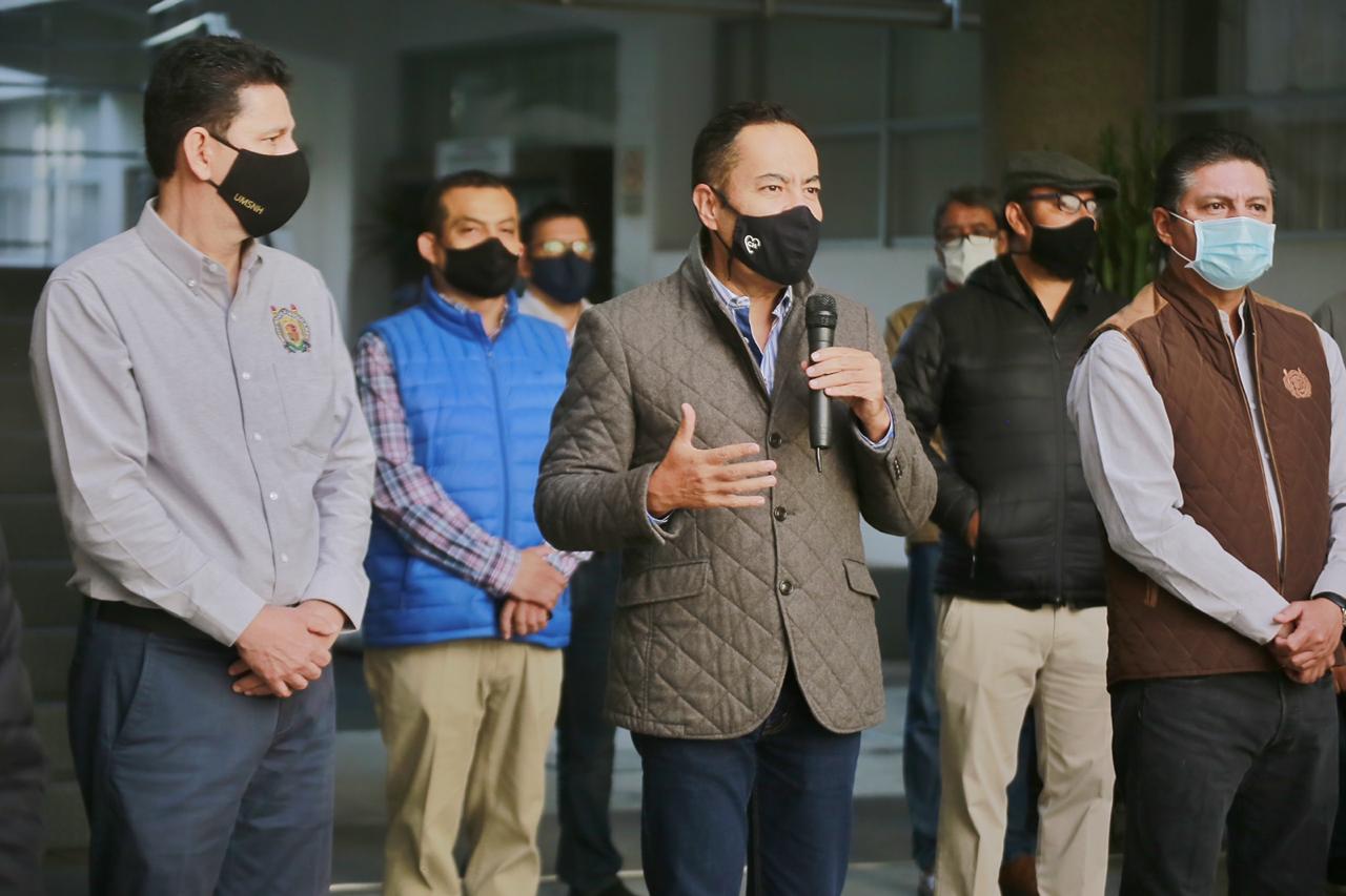 La UMSNH es ejemplo de aplicación de protocolos ante contingencia por COVID-19: Carlos Herrera