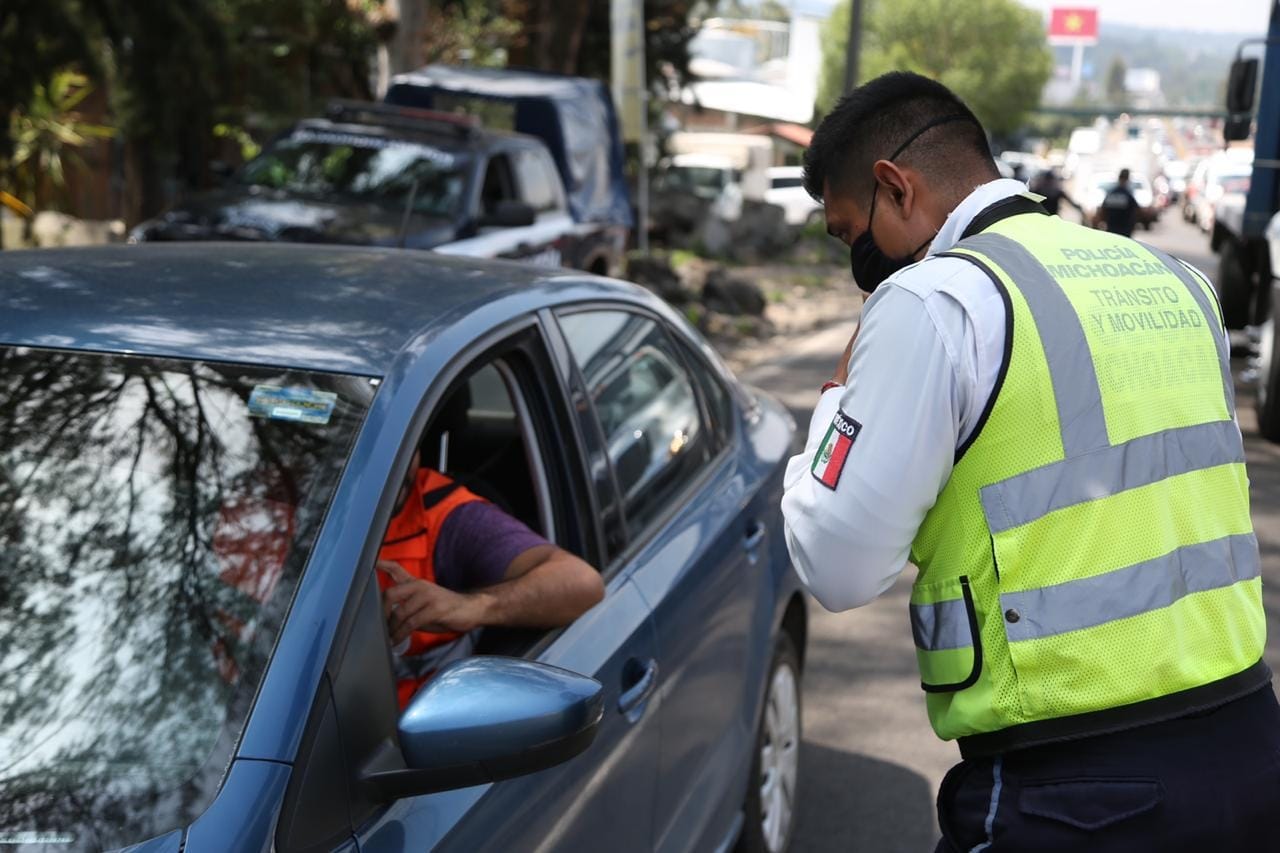 Con Bandera Amarilla, intensifica la SSP labores de prevención contra COVID-19 en Morelia