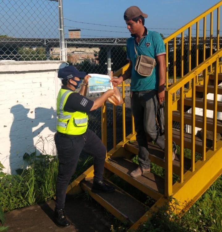 Exhorta SSP al uso de puentes peatonales para evitar accidentes