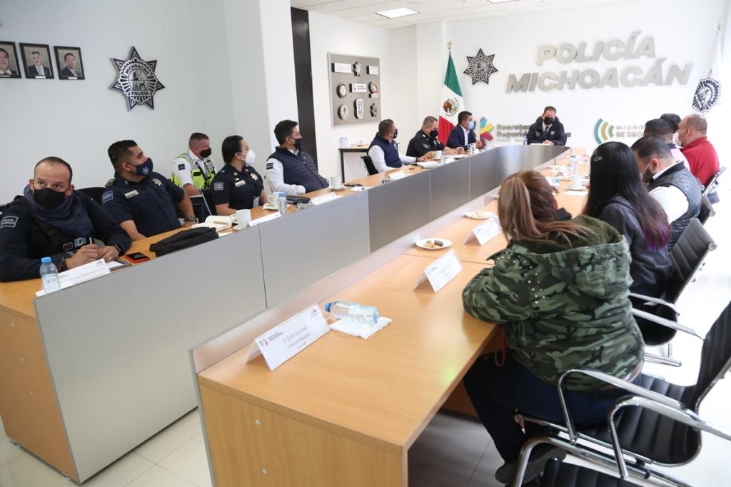 Presenta la SSP esquema operativo a Consorcio Empresarial de Michoacán, para El Buen Fin 2020