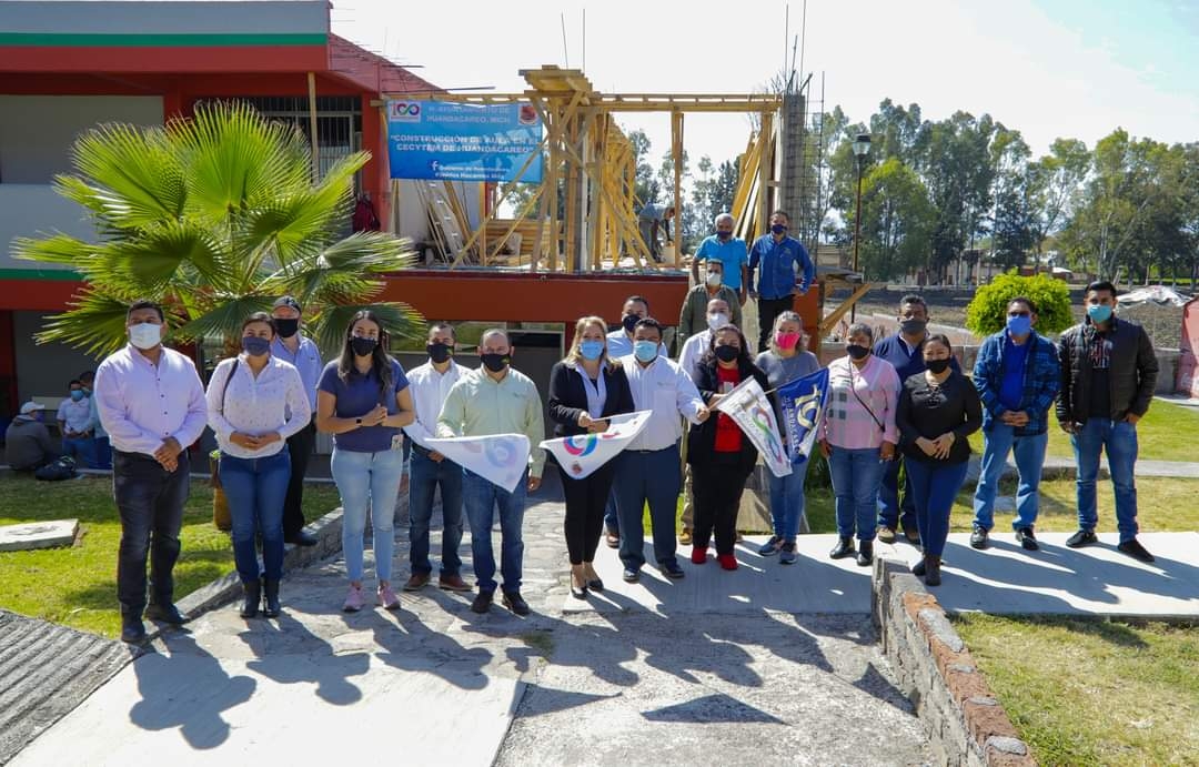 Refuerzan infraestructura del plantel Huandacareo del CECyTEM