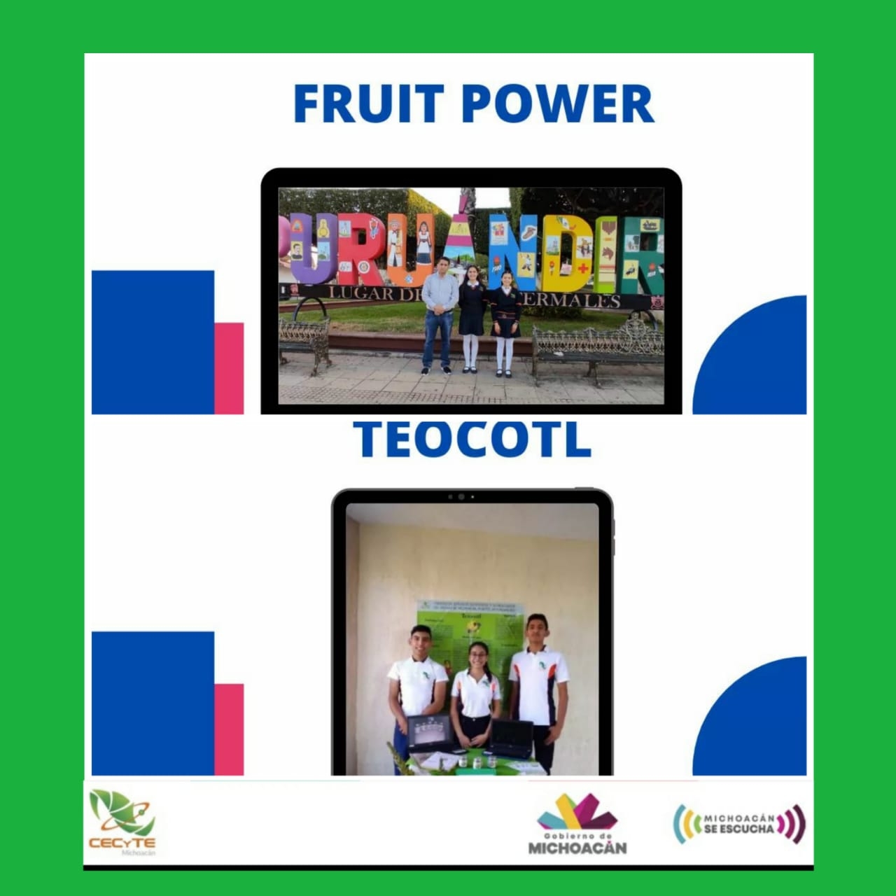 Ganan 2 medallas de bronce alumnos del CECyTEM en concurso de Innovación y Tecnología