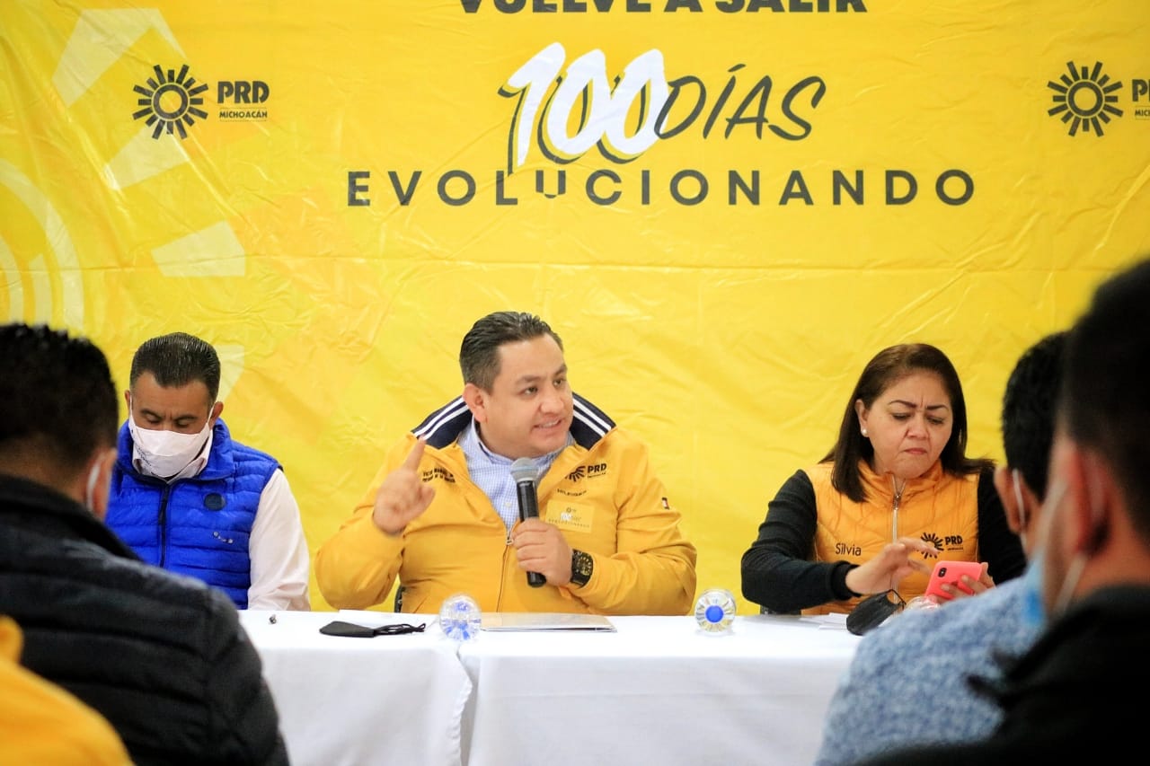 Reconoce PRD Michoacán al Poder Legislativo por actuar a favor de la estabilidad y desarrollo del Estado