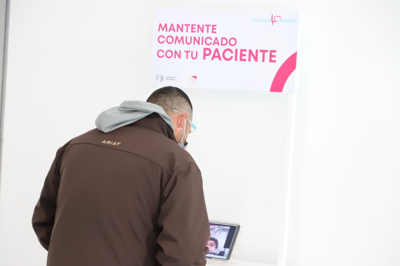Con videollamadas, acerca SSM a familiares y pacientes de COVID-19