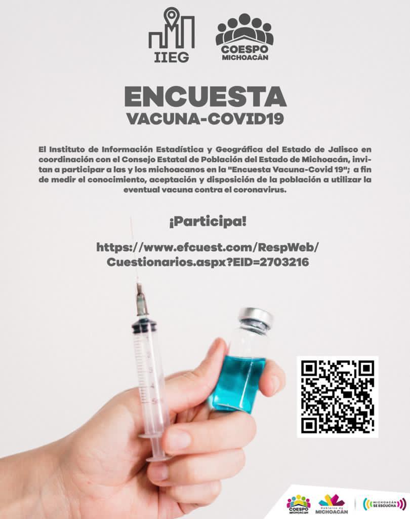 Coespo invita a participar en “Encuesta Vacuna Covid-19”