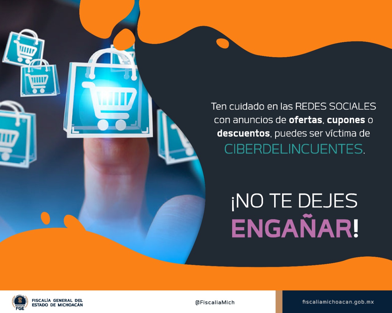 Alerta FGE a no caer en fraudes cibernéticos ante compras navideñas