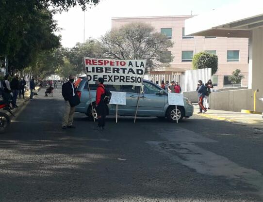 Trabajadores de Poder Judicial se manifiestan de nueva cuenta por falta de pagos
