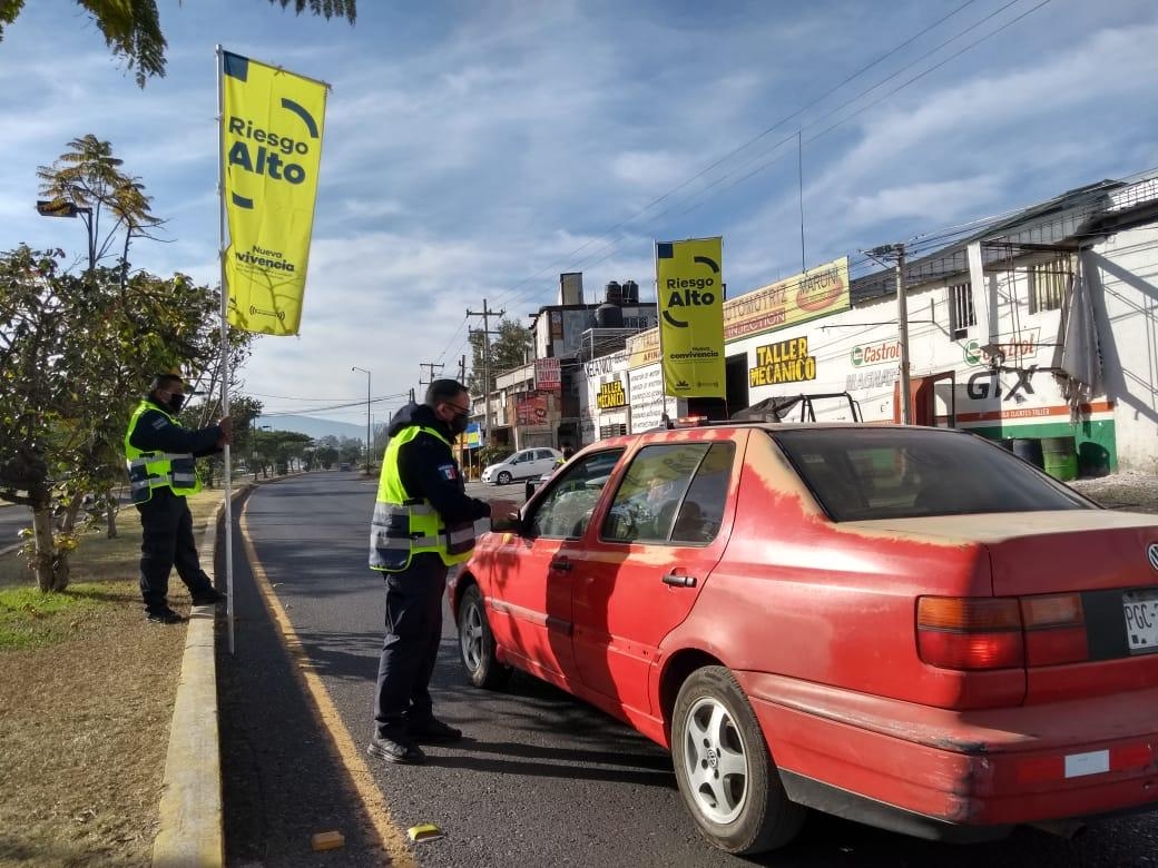 Con labores preventivas combate la SSP la propagación del COVID-19 en municipios con Bandera Amarilla