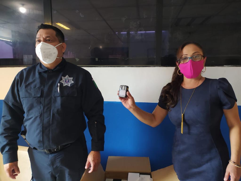 Refuerzan autoridades estructura de la Policía con sistema de grabación
