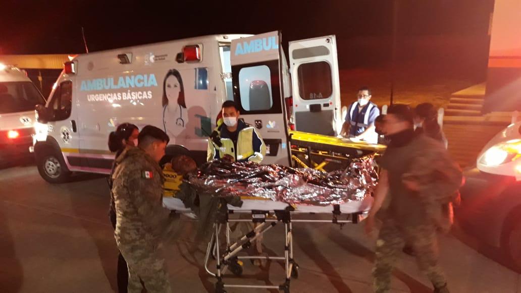 Trasladan a militares heridos a un hospital particular en Morelia