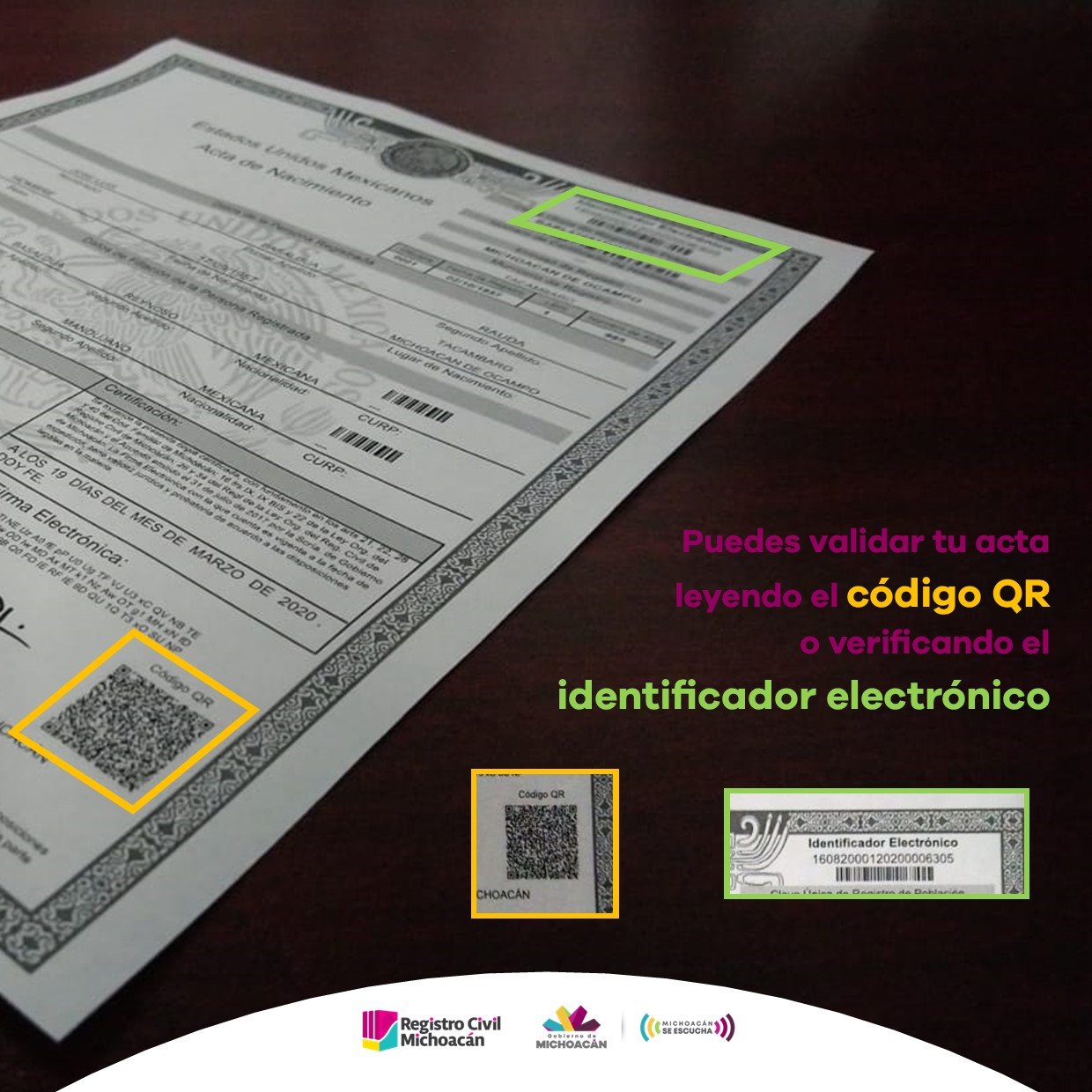 Registro civil: Acta de nacimiento en línea tiene validez ante cualquier trámite