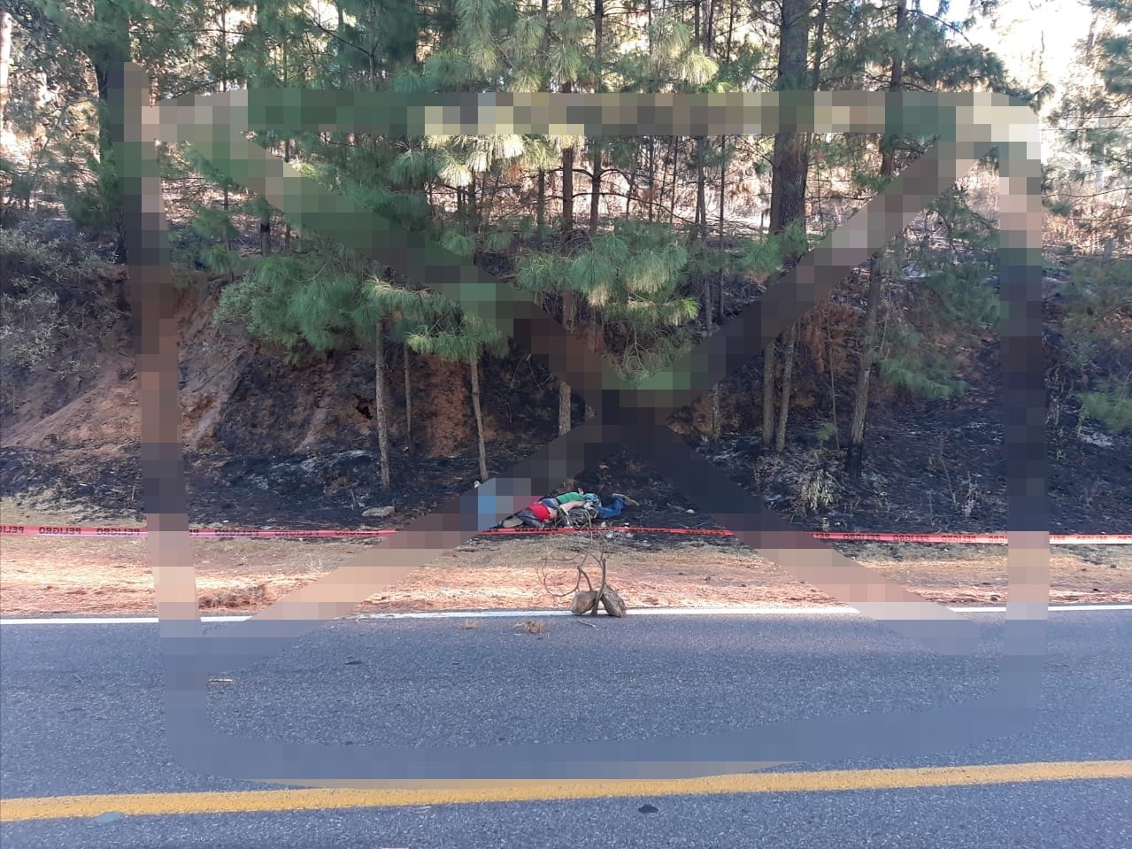 Amanecen cinco ejecutados a la orilla de la carretera