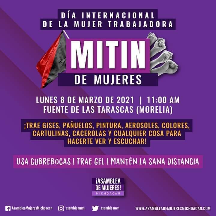 La AMM organiza mitin para conmemorar el 8 de marzo