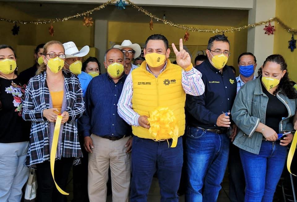 PRD Michoacán en movimiento y de puertas abiertas: Víctor Manríquez