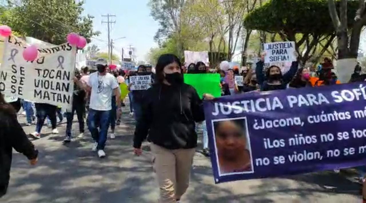 Familiares y amigos de la niña Sofía marcharon para exigir justicia