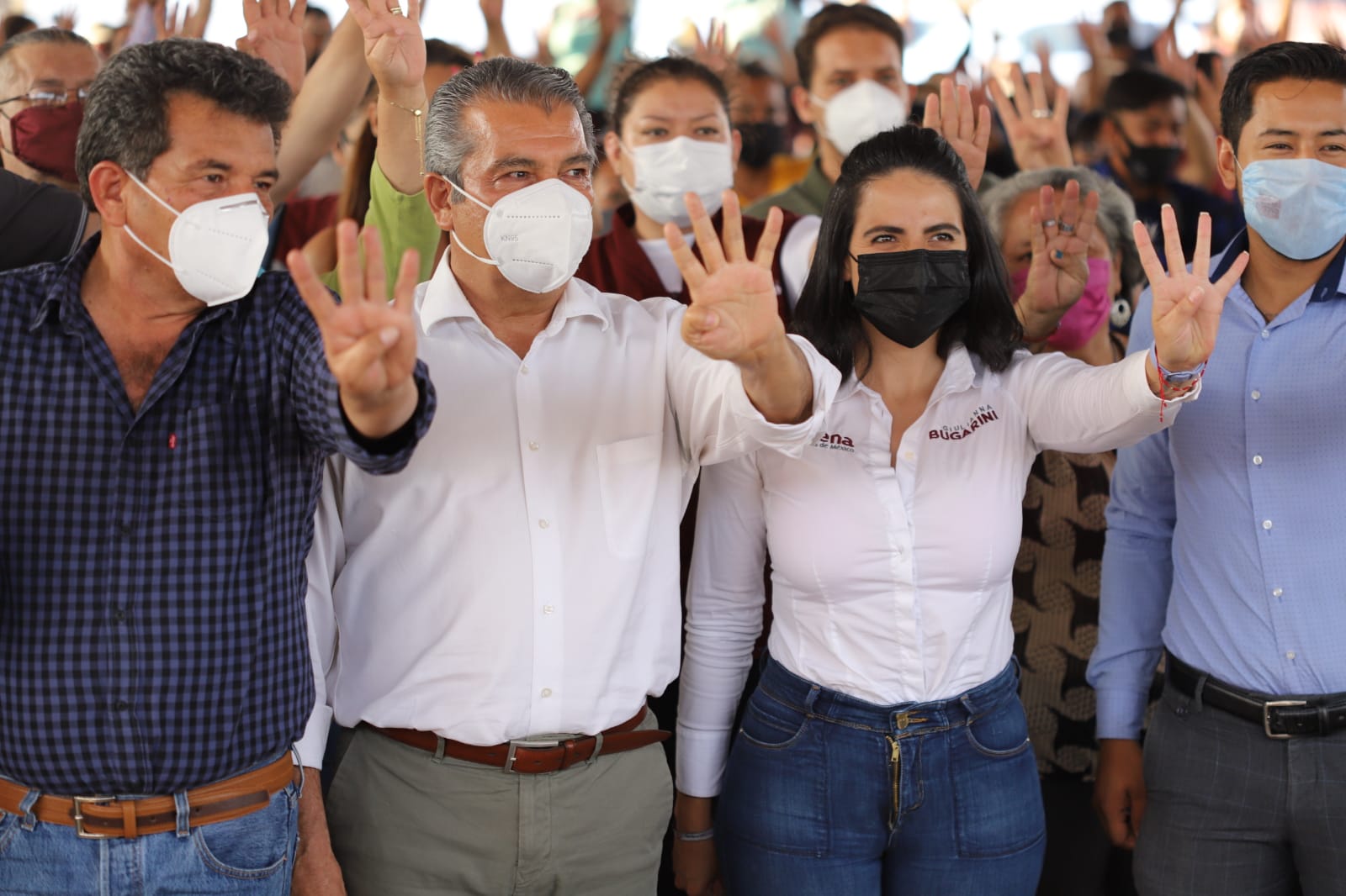 Raúl Morón imparable, así lo ha decidido el pueblo de Michoacán: Giulianna Bugarini