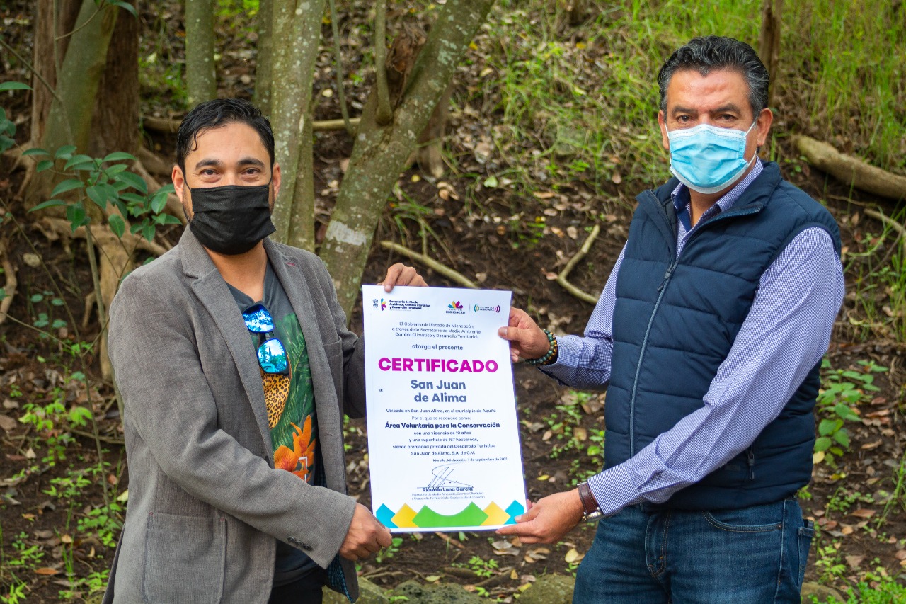Certifica Semaccdet a predio “San Juan de Alima” como Área Voluntaria para la Conservación