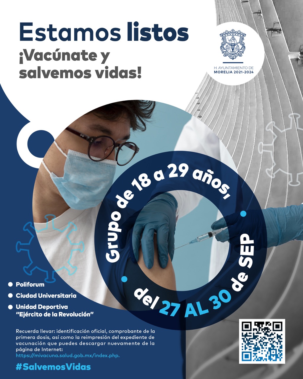 Poliforum de Morella afina detalles para segunda Jornada de vacunación a jóvenes de 18 a 29 años