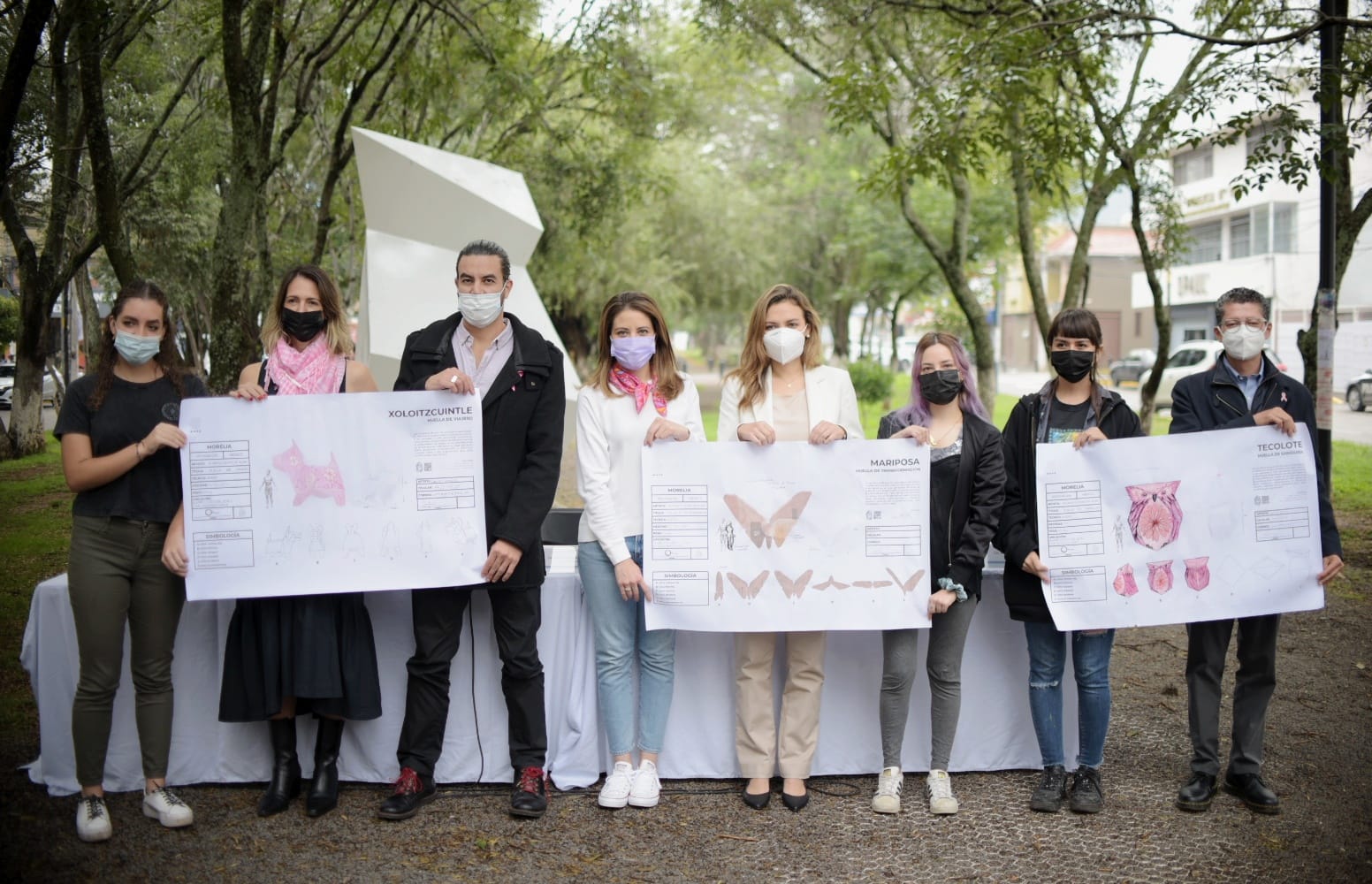 DIF Morelia pintará de rosa la ciudad de la mano de artistas michoacanas