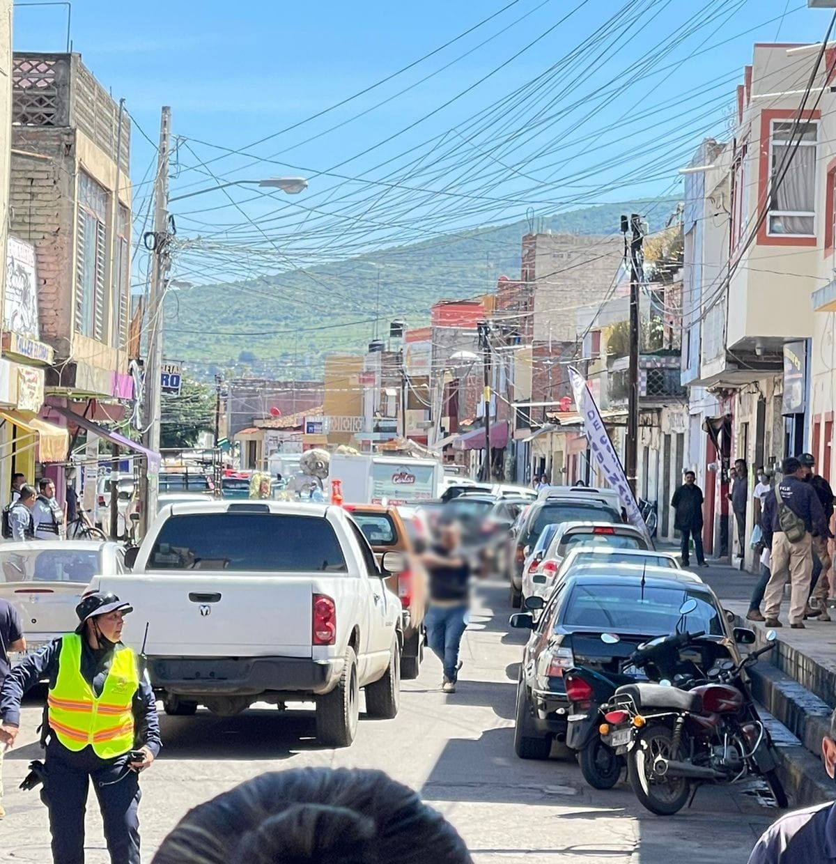 Cierran calles en el centro de Zamora por un operativo