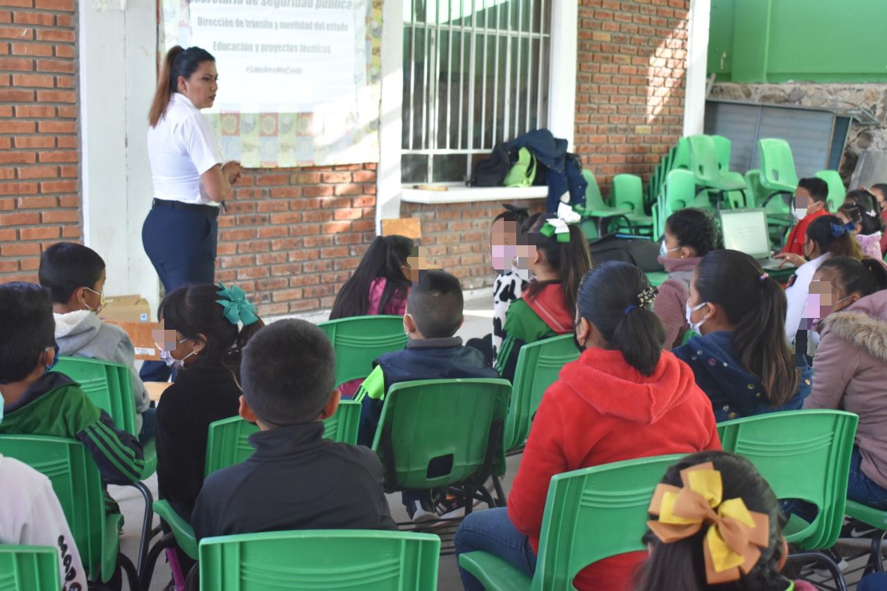 Imparte la SSP talleres preventivos para niños y niñas de nivel básico en Cuitzeo