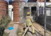 Se incendia una vivienda en la colonia Las Espigas, un hombre resultó con graves quemaduras