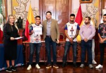 Reconoce Alfonso Martínez a jóvenes ganadores de la Copa IFA7 en Colombia