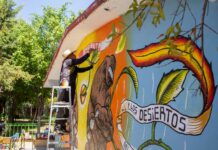 Pintan murales educativos en escuelas por los 200 años de Michoacán