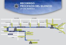 Horarios de cierres viales por eventos de Semana Santa