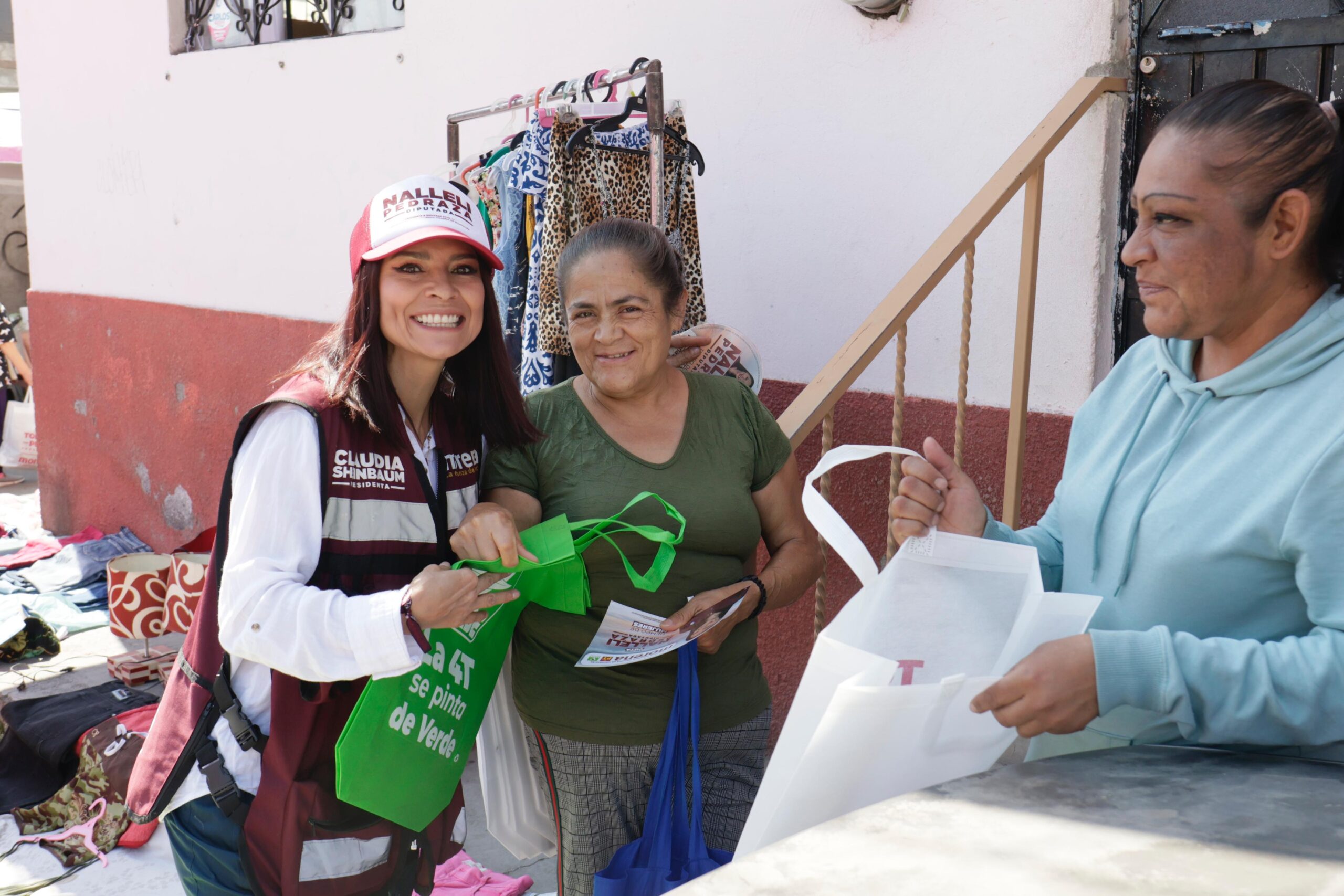 Imparable Nalleli Pedraza en el Distrito 17 con la coalición “Sigamos Haciendo Historia”