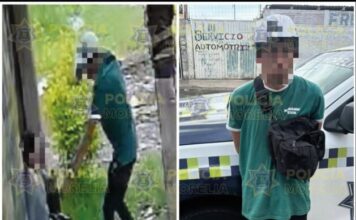 Policía Morelia detiene a presunto responsable de robo con violencia